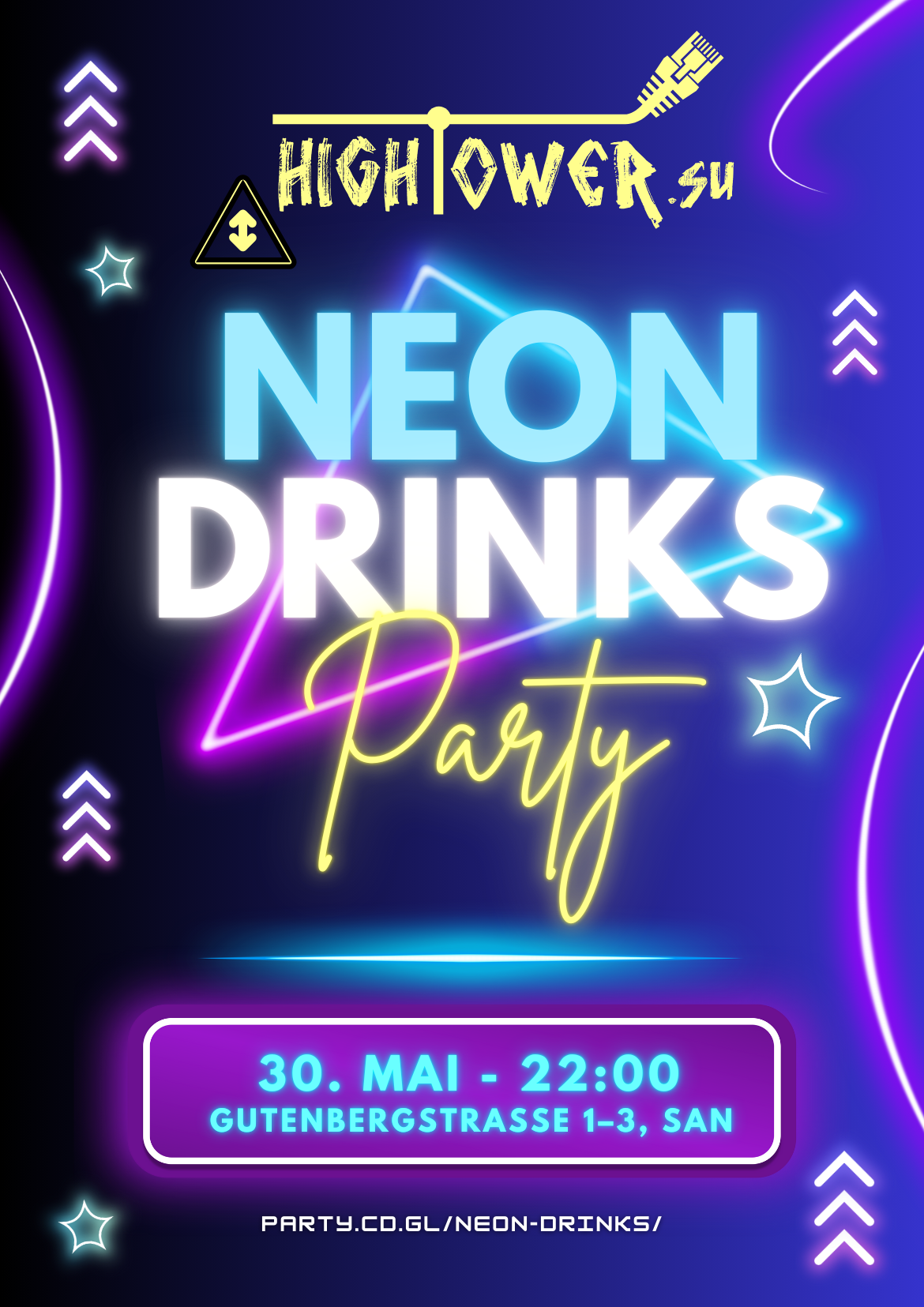 Neon Drinks Party